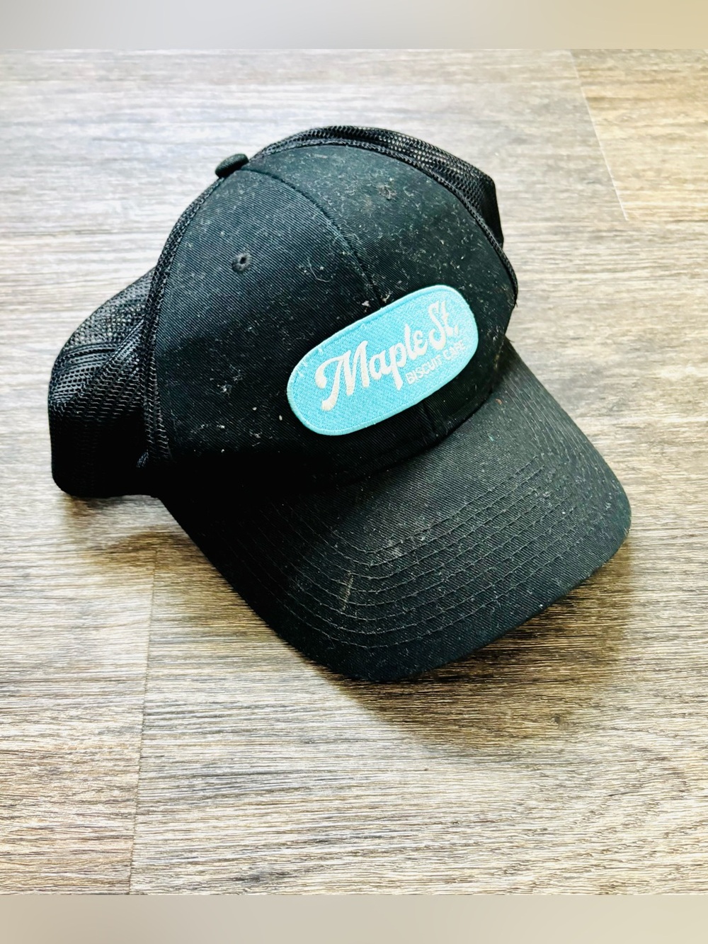 Black Mesh Trucker Hat